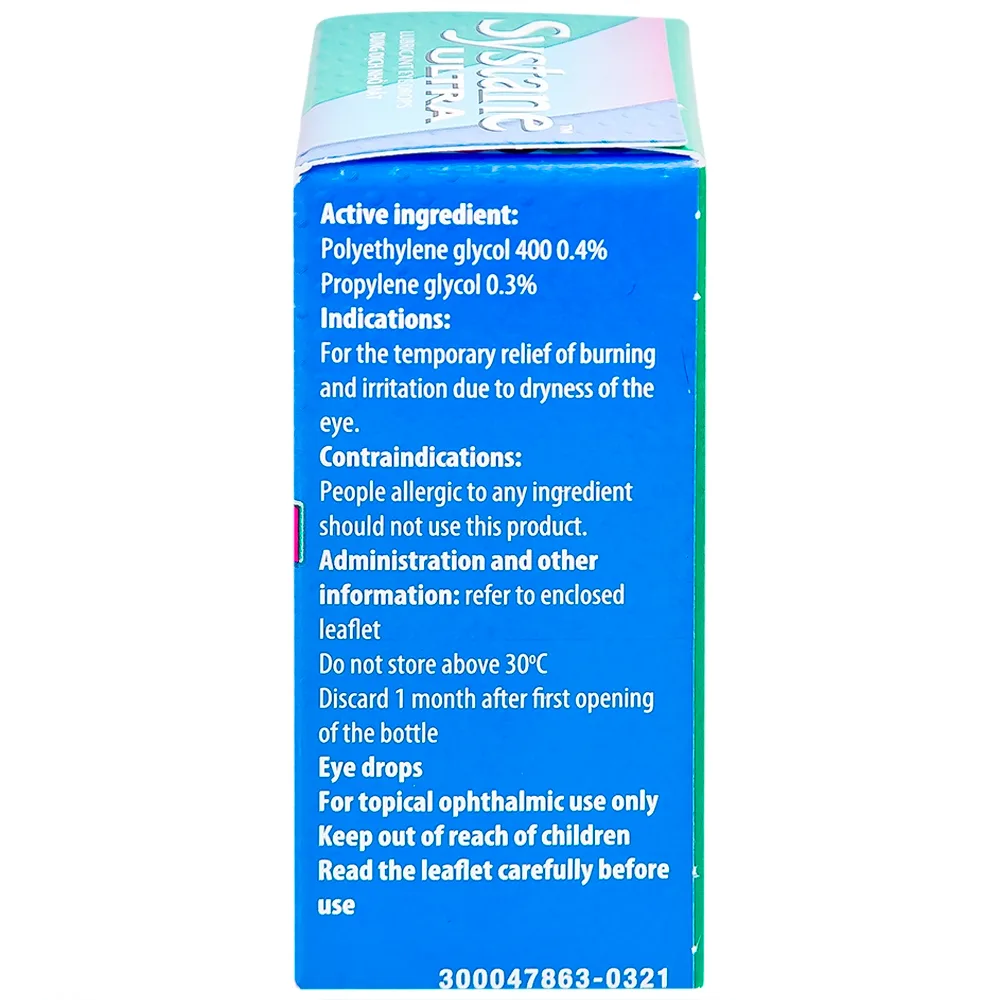 Hình ảnh Thuốc nhỏ mắt Systane Ultra Alcon giảm các chứng rát và kích ứng do khô mắt (5ml)