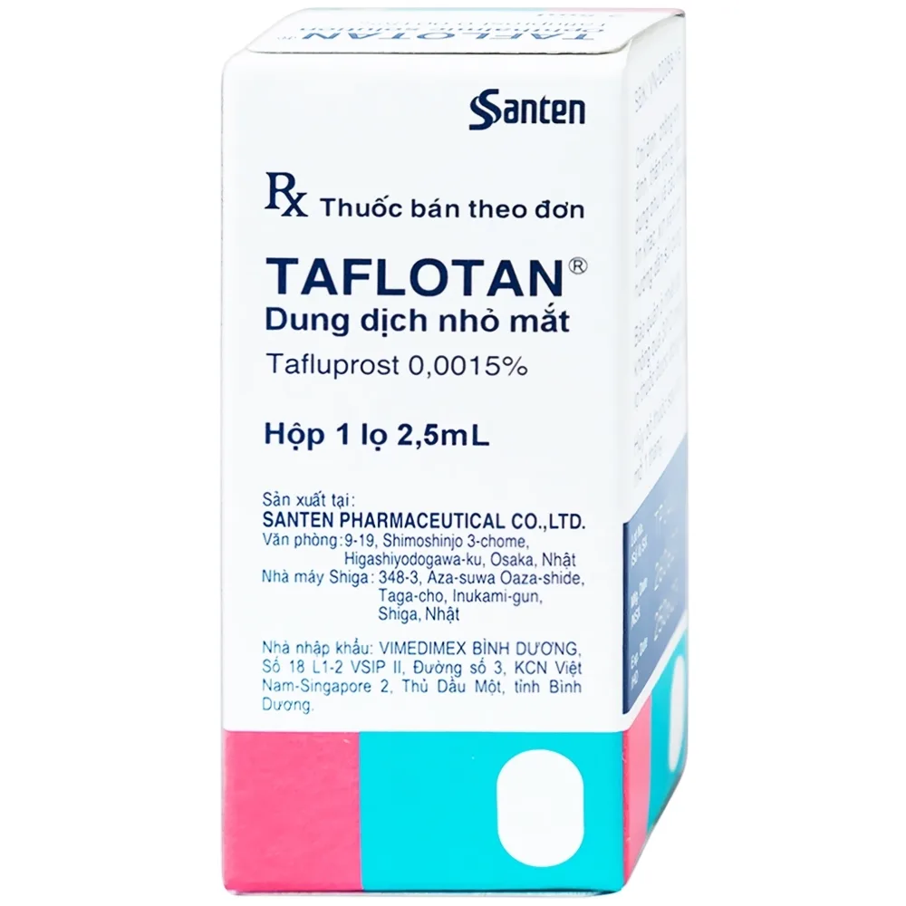 Hình ảnh Thuốc nhỏ mắt Taflotan Santen làm giảm áp lực nội nhãn cao (2,5ml)