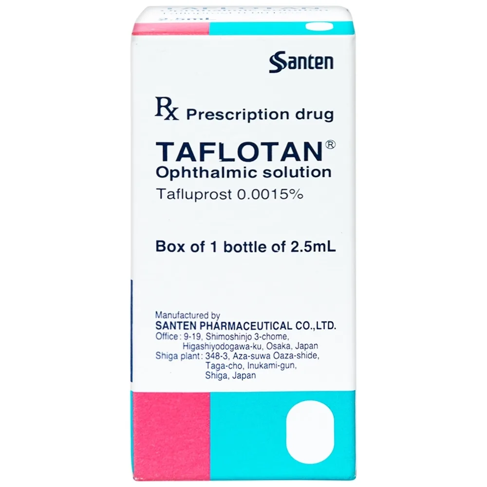 Hình ảnh Thuốc nhỏ mắt Taflotan Santen làm giảm áp lực nội nhãn cao (2,5ml)