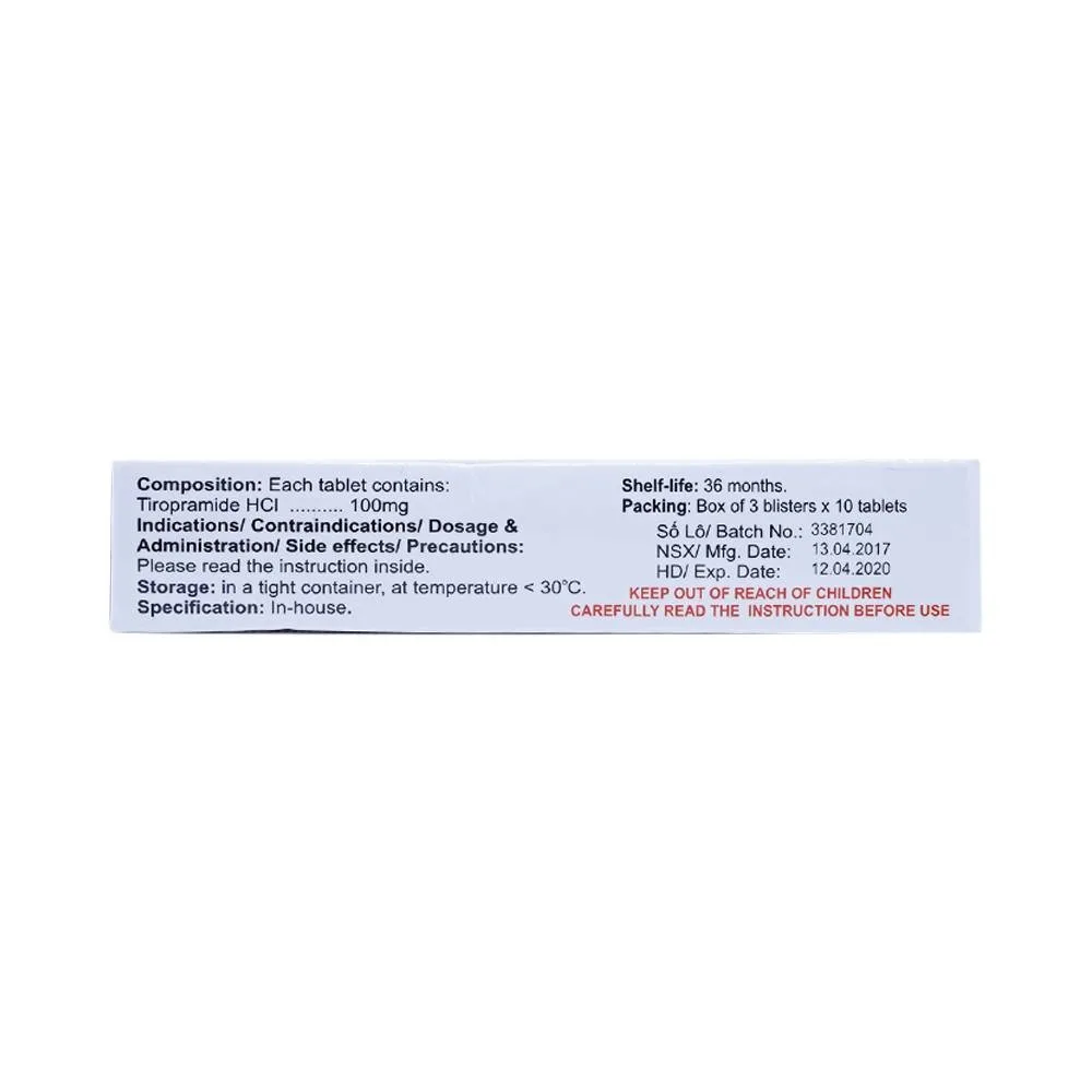 Hình ảnh Thuốc Talroma Korea Prime Pharma giảm đau do co thắt tiêu hóa (3 vỉ x 10 viên)