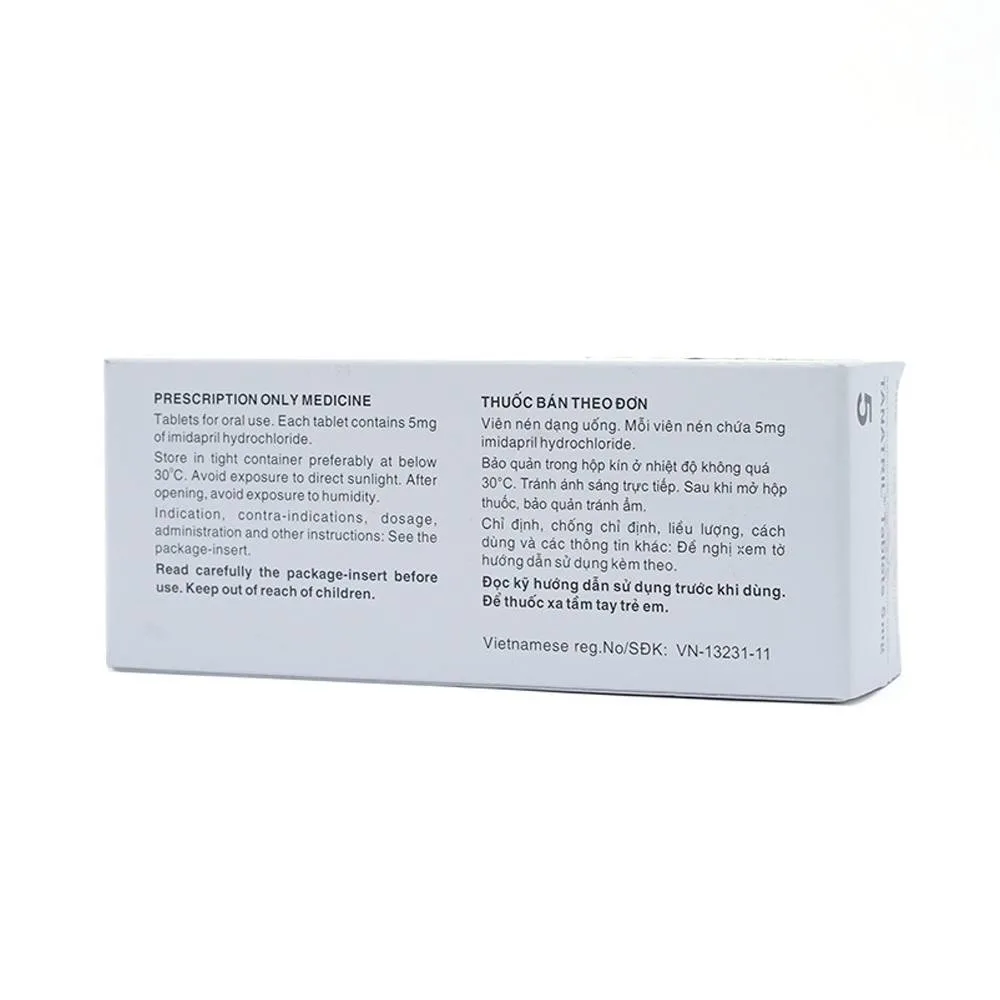 Hình ảnh Thuốc Tanatril Tablets 5mg Tanabe điều trị tăng huyết áp vô căn (10 vỉ x 10 viên)