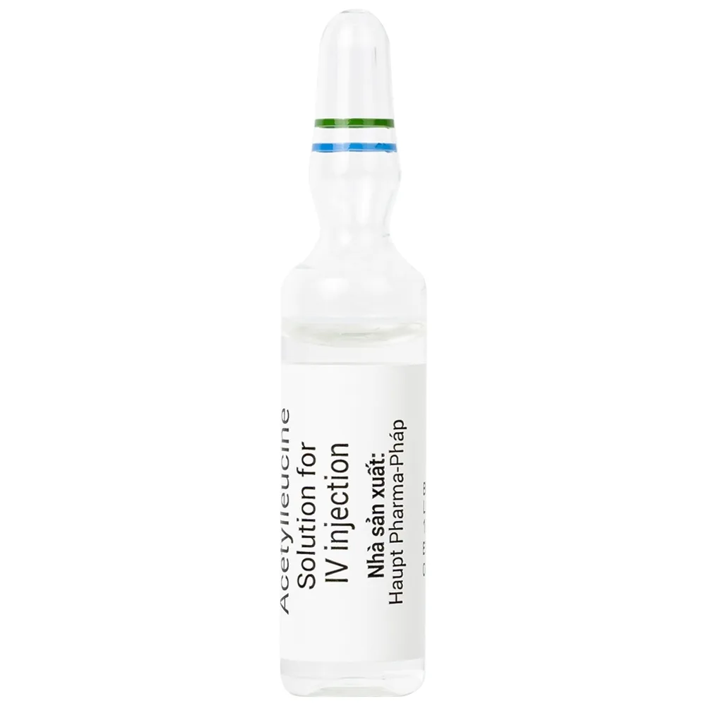 Hình ảnh Thuốc tiêm Tanganil 500mg/5ml Pierre Fabre điều trị triệu chứng các cơn chóng mặt (1 vỉ x 5 ống x 25ml) 