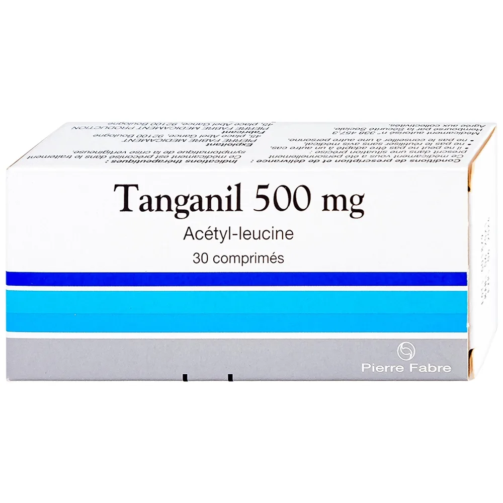 Hình ảnh Thuốc Tanganil 500mg Pierre Fabre điều trị cơn chóng mặt (3 vỉ x 10 viên)