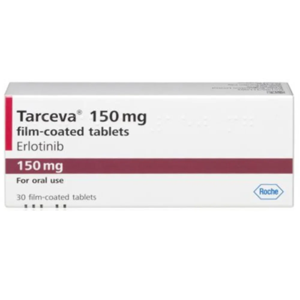 Hình ảnh Thuốc Tarceva 150mg Roche hỗ trợ điều trị ung thư phổi (3 vỉ x 10 viên) 