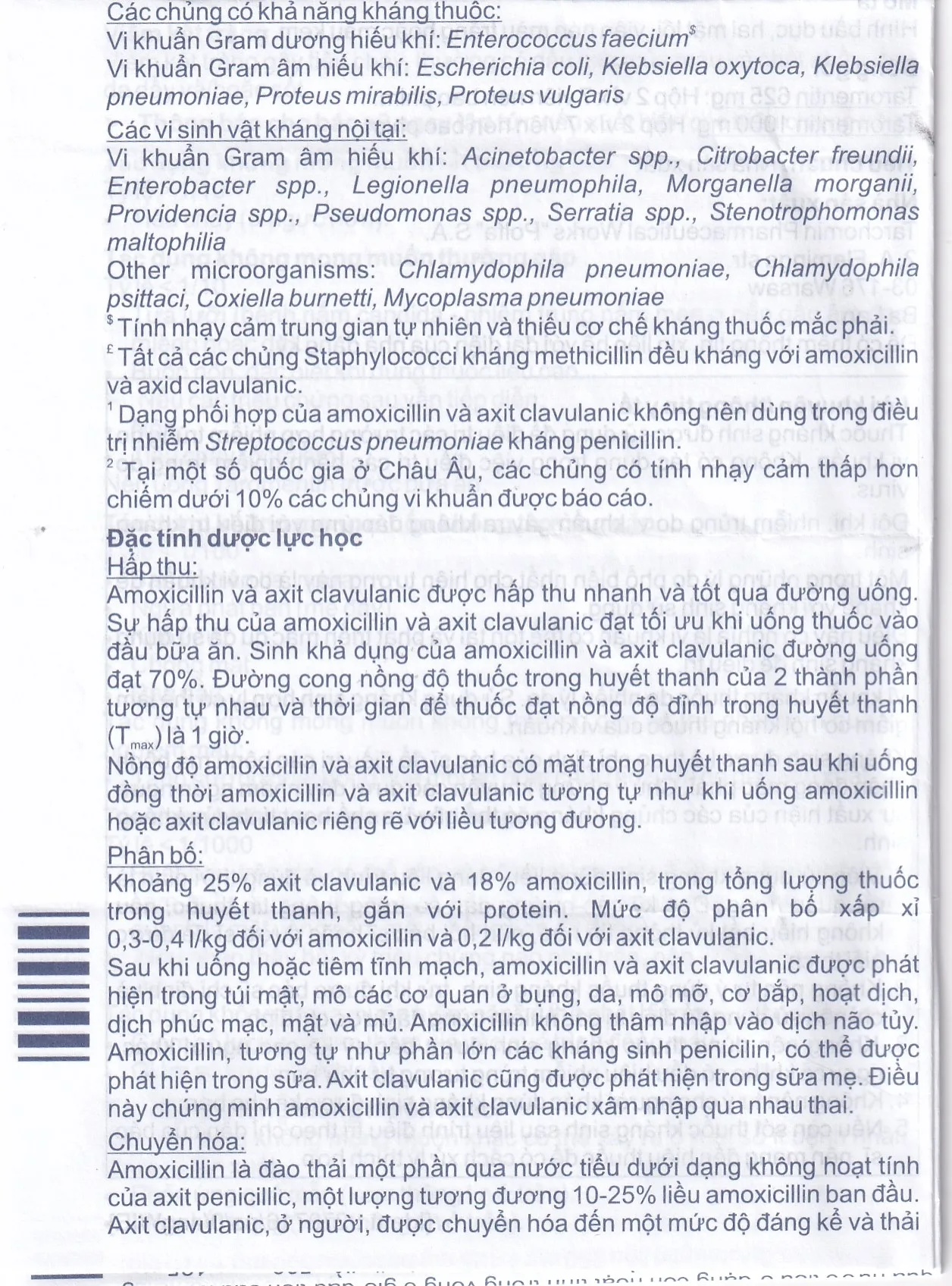 Hình ảnh Thuốc Taromentin 1000mg Polfarmex điều trị viêm xoang cạnh mũi (2 vỉ x 7 viên)