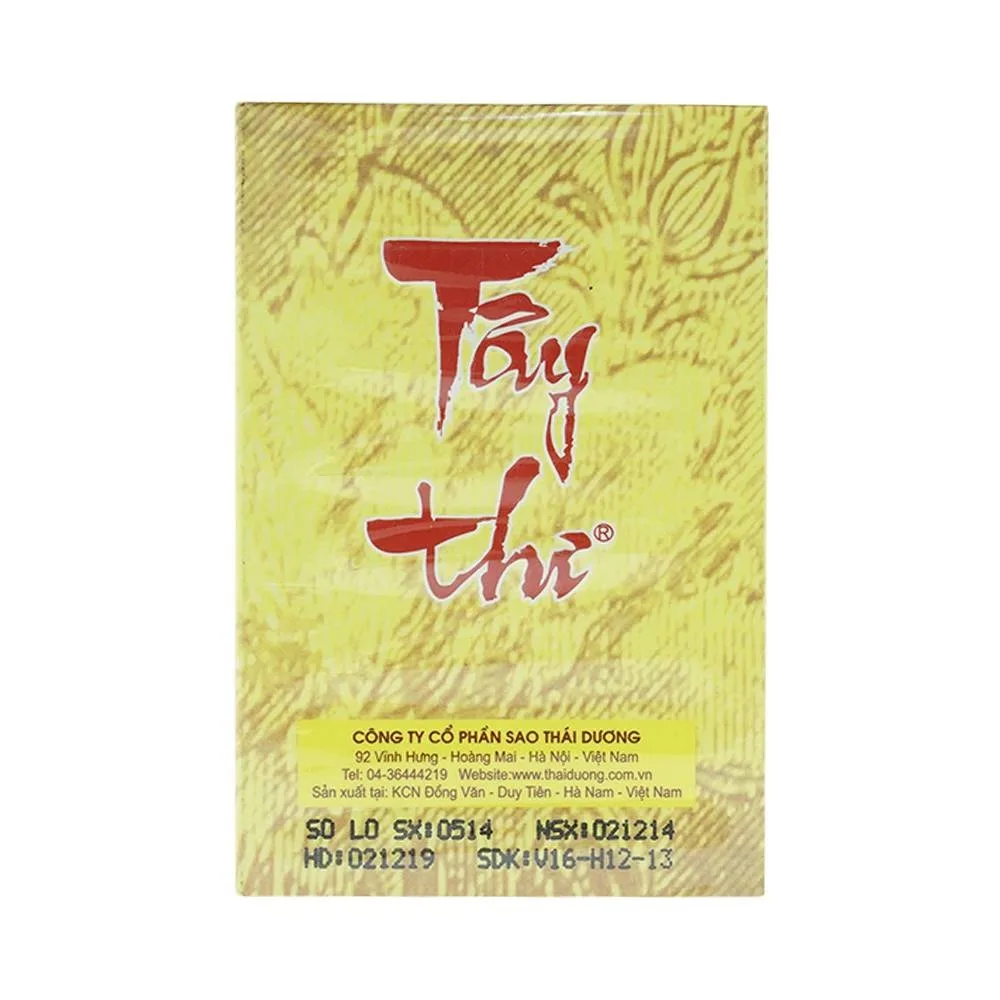 Hình ảnh Thuốc Tây Thi Thái Dương điều trị huyết áp thấp, chống mệt mỏi (10 gói x 5g) 