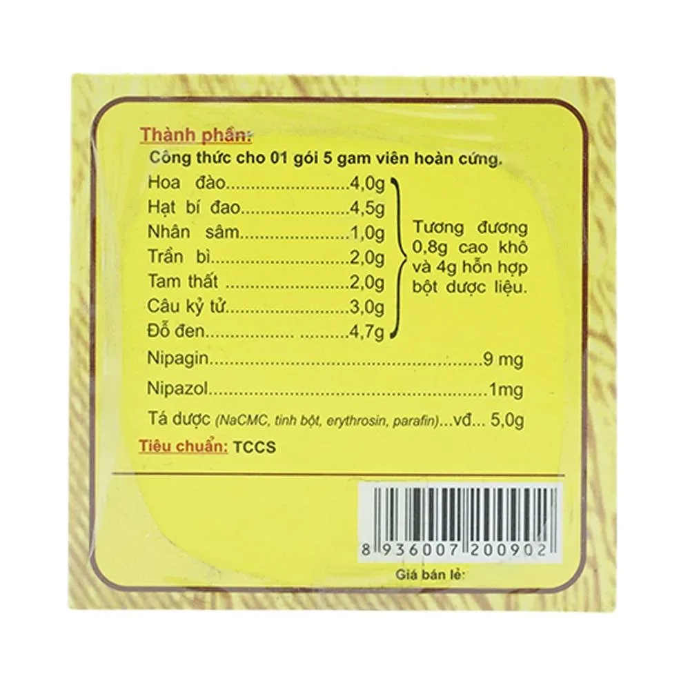 Hình ảnh Thuốc Tây Thi Thái Dương điều trị huyết áp thấp, chống mệt mỏi (10 gói x 5g) 