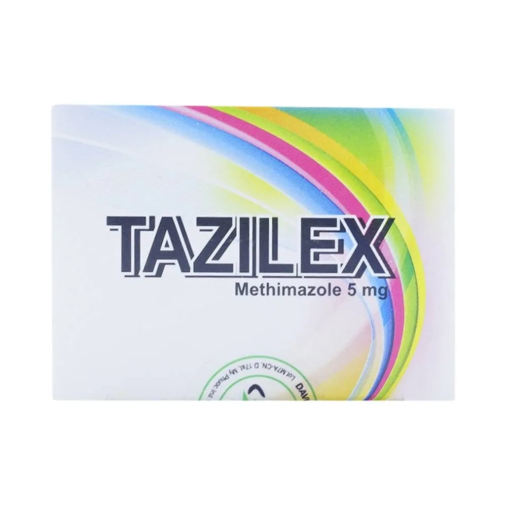 Hình ảnh Thuốc Tazilex Davipharm điều trị trước khi phẫu thuật tuyến giáp (10 vỉ x 10 viên) 