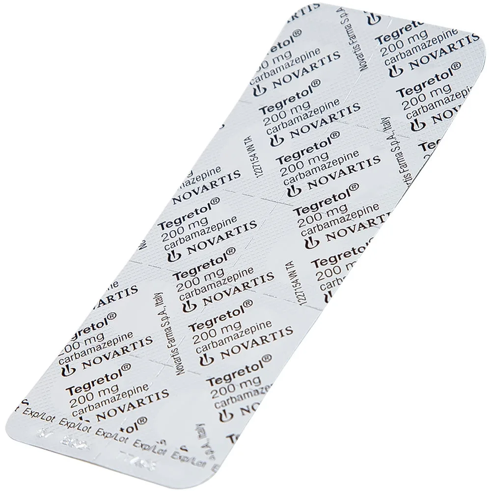 Hình ảnh Thuốc Tegretol 200 Novartis điều trị bệnh động kinh (5 vỉ x 10 viên)