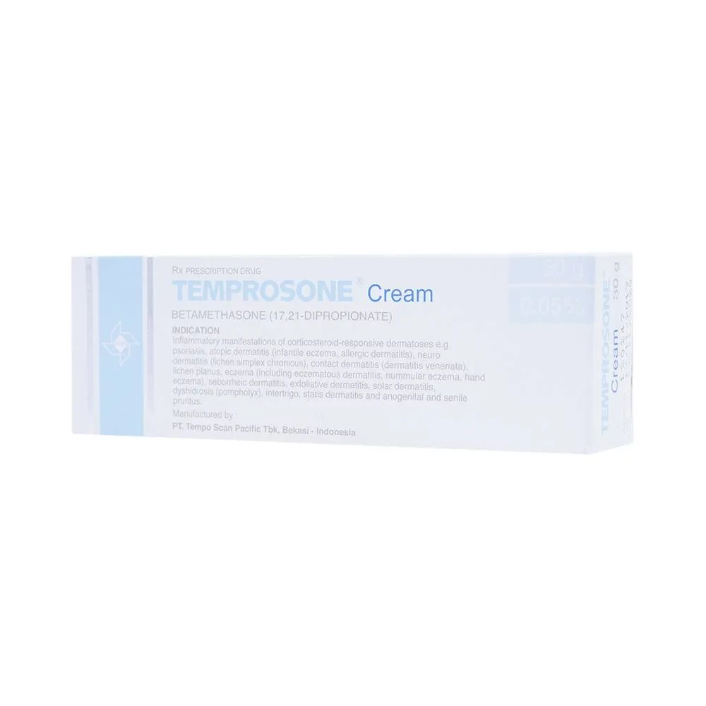 Hình ảnh Kem bôi Temprosone Cream điều trị vảy nến, viêm da thượng bì (30g)