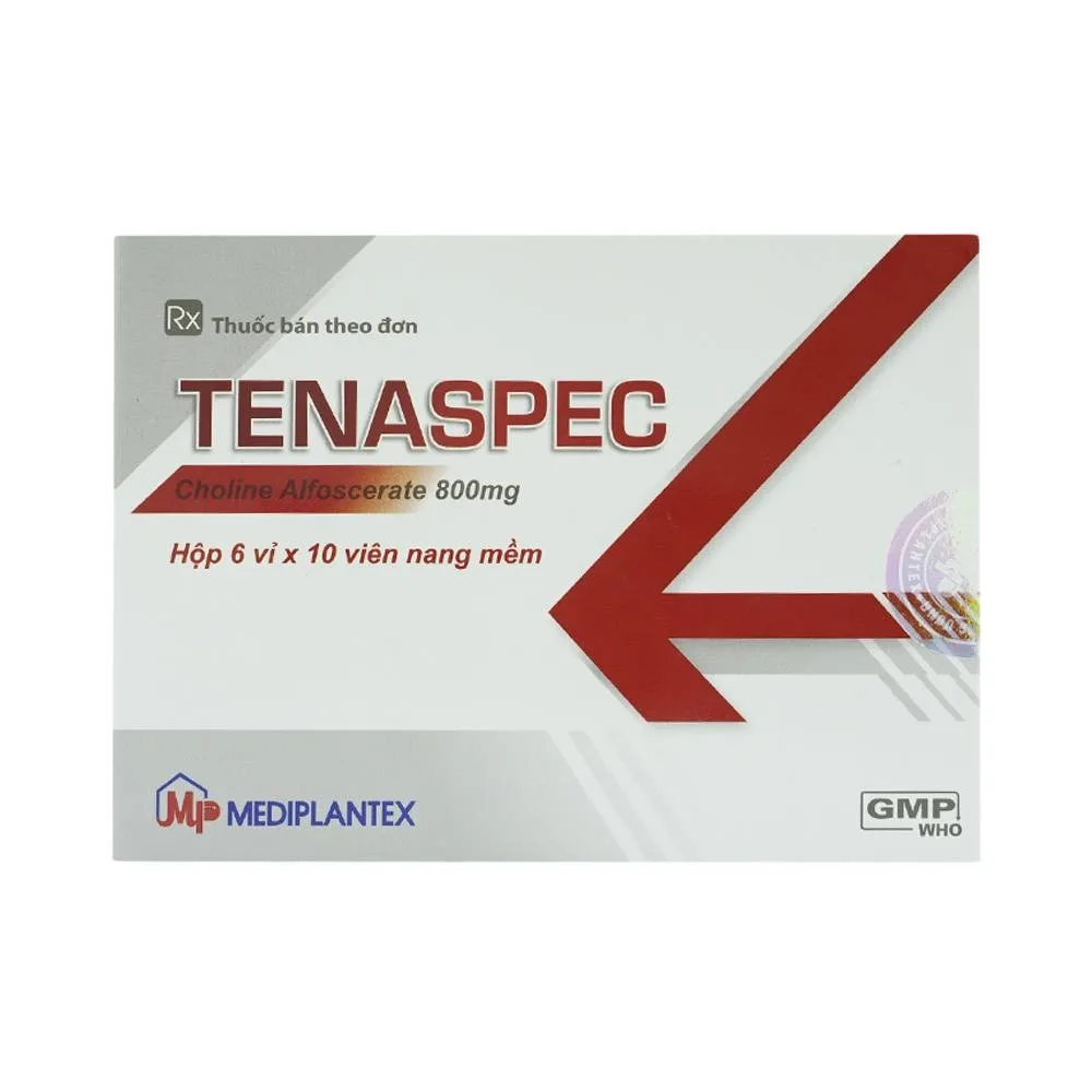 Hình ảnh Thuốc Tenaspec Mediplantex điều trị và phục hồi sau đột quỵ (60 viên)