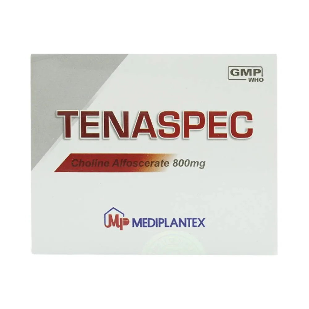 Hình ảnh Thuốc Tenaspec Mediplantex điều trị và phục hồi sau đột quỵ (60 viên)