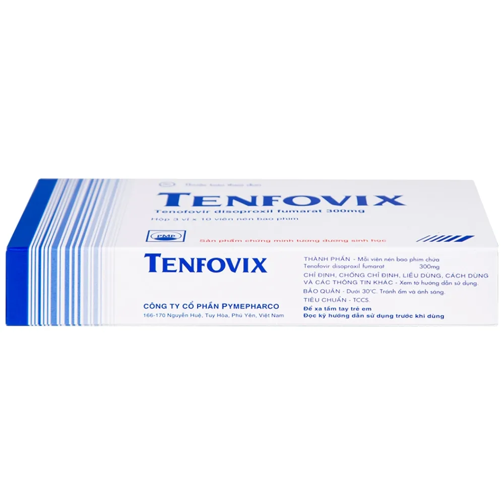 Hình ảnh Thuốc Tenfovix điều trị nhiễm HIV, viêm gan siêu vi B (3 vỉ x 10 viên)