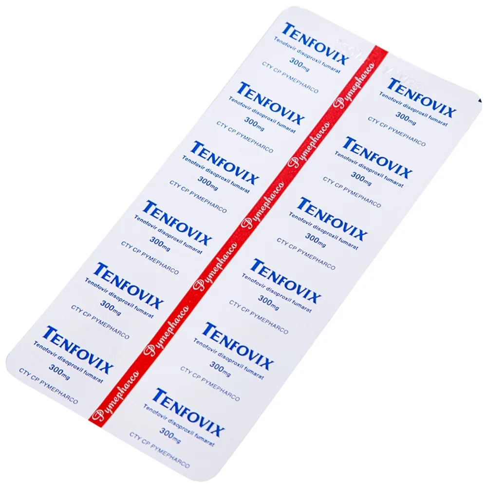 Hình ảnh Thuốc Tenfovix điều trị nhiễm HIV, viêm gan siêu vi B (3 vỉ x 10 viên)