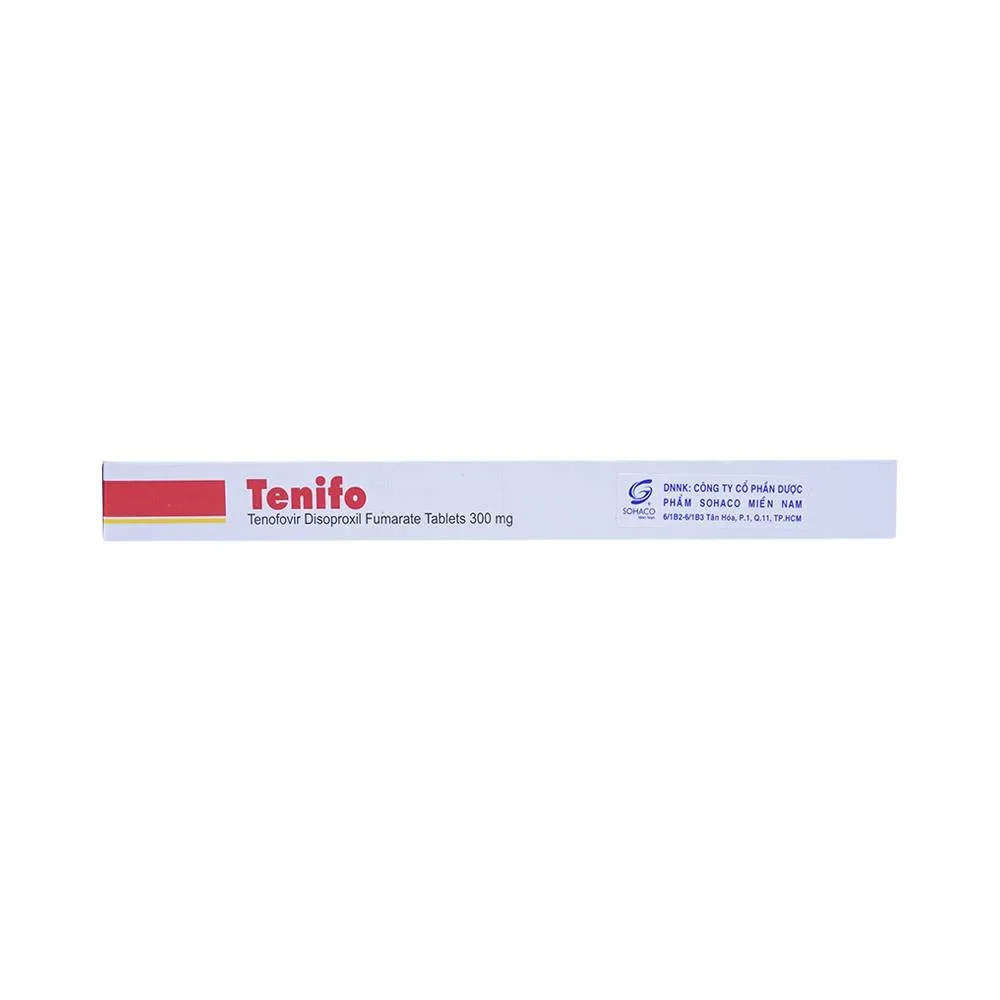 Hình ảnh Thuốc Tenifo Atra điều trị nhiễm HIV-1, viêm gan B (1 vỉ x 10 viên)