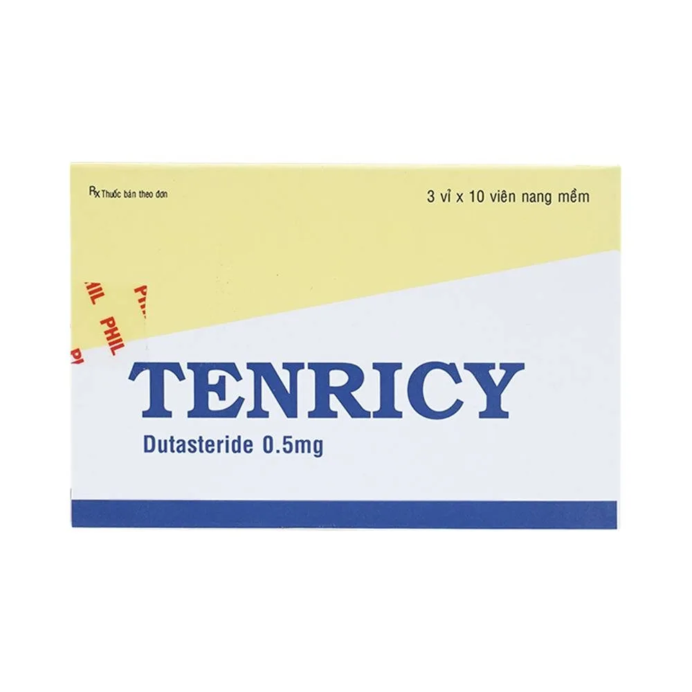 Hình ảnh Thuốc Tenricy 0.5mg Phil điều trị triệu chứng phì đại tuyến tiền liệt lành tính (3 vỉ x 10 viên)