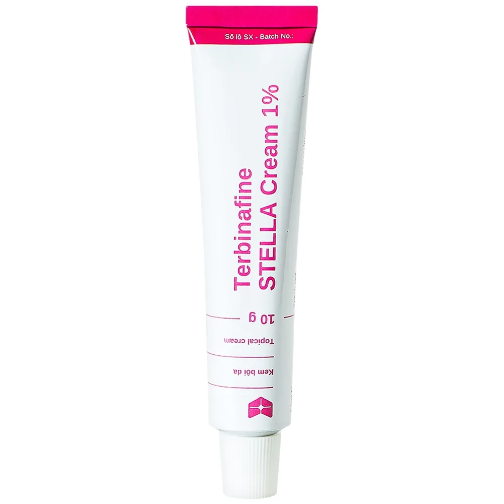 Hình ảnh Kem bôi da Terbinafine Stella Cream 1% (10g) điều trị nhiễm nấm ở da, lang ben