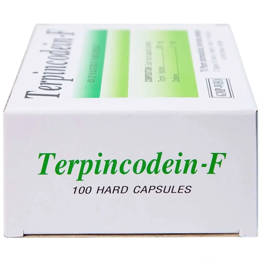 Hình ảnh Thuốc Terpincodein-F giảm ho, long đờm (10 vỉ x 10 viên)