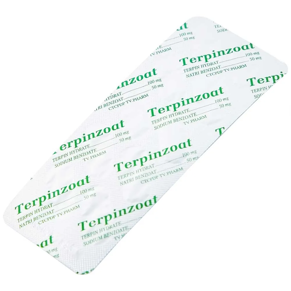 Hình ảnh Thuốc Terpinzoat TV.PHARM làm loãng đờm và điều trị các triệu chứng ho (100 viên)