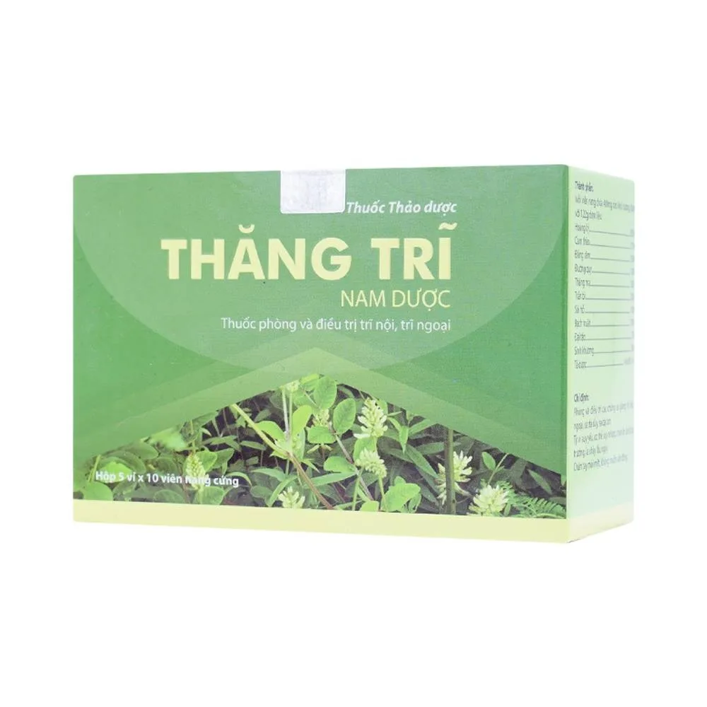 Hình ảnh Thuốc thảo dược Thăng Trĩ Nam Dược hỗ trợ phòng và điều trị trĩ nội, trĩ ngoại (5 vỉ x 10 viên)