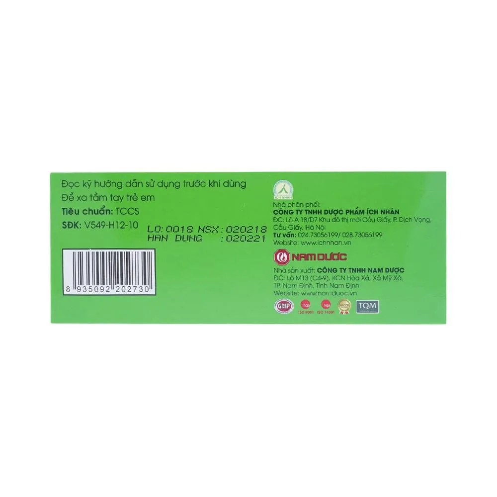 Hình ảnh Thuốc An Thảo Nam Dược hỗ trợ điều trị hôi miệng, loét miệng (5 vỉ x 10 viên)