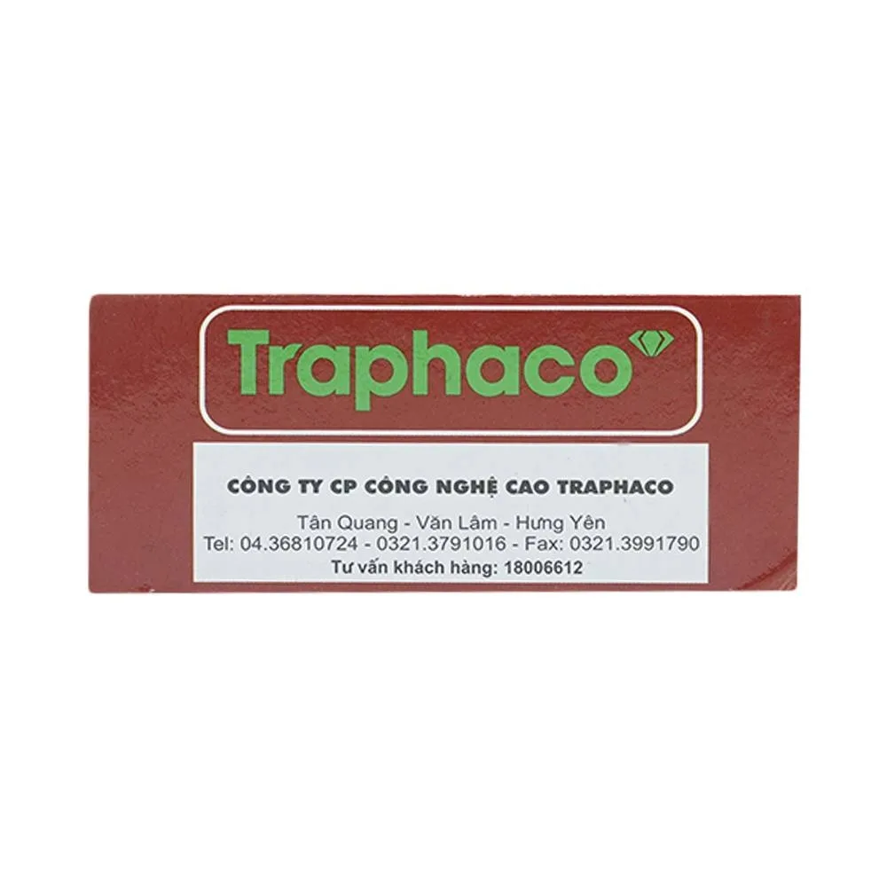Hình ảnh Thuốc Thập Toàn Đại Bổ Traphaco bổ khí huyết điều trị các chứng khí huyết hư, đánh trống ngực (1 vỉ x 10 viên)
