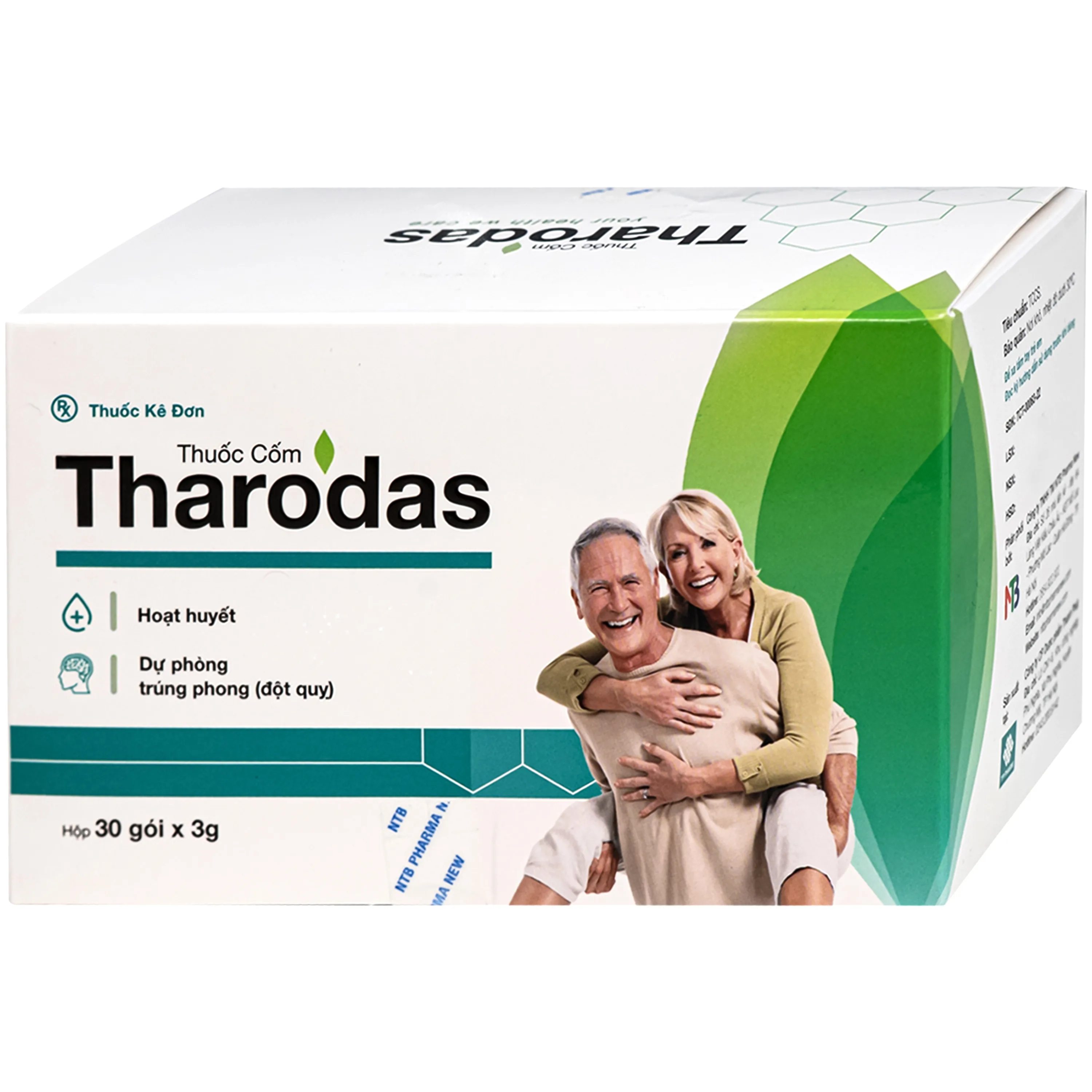 Hình ảnh Thuốc Tharodas Tp pharm hỗ trợ hoạt huyết, bồi bổ khí huyết cho người bệnh( 30 gói x 3g )