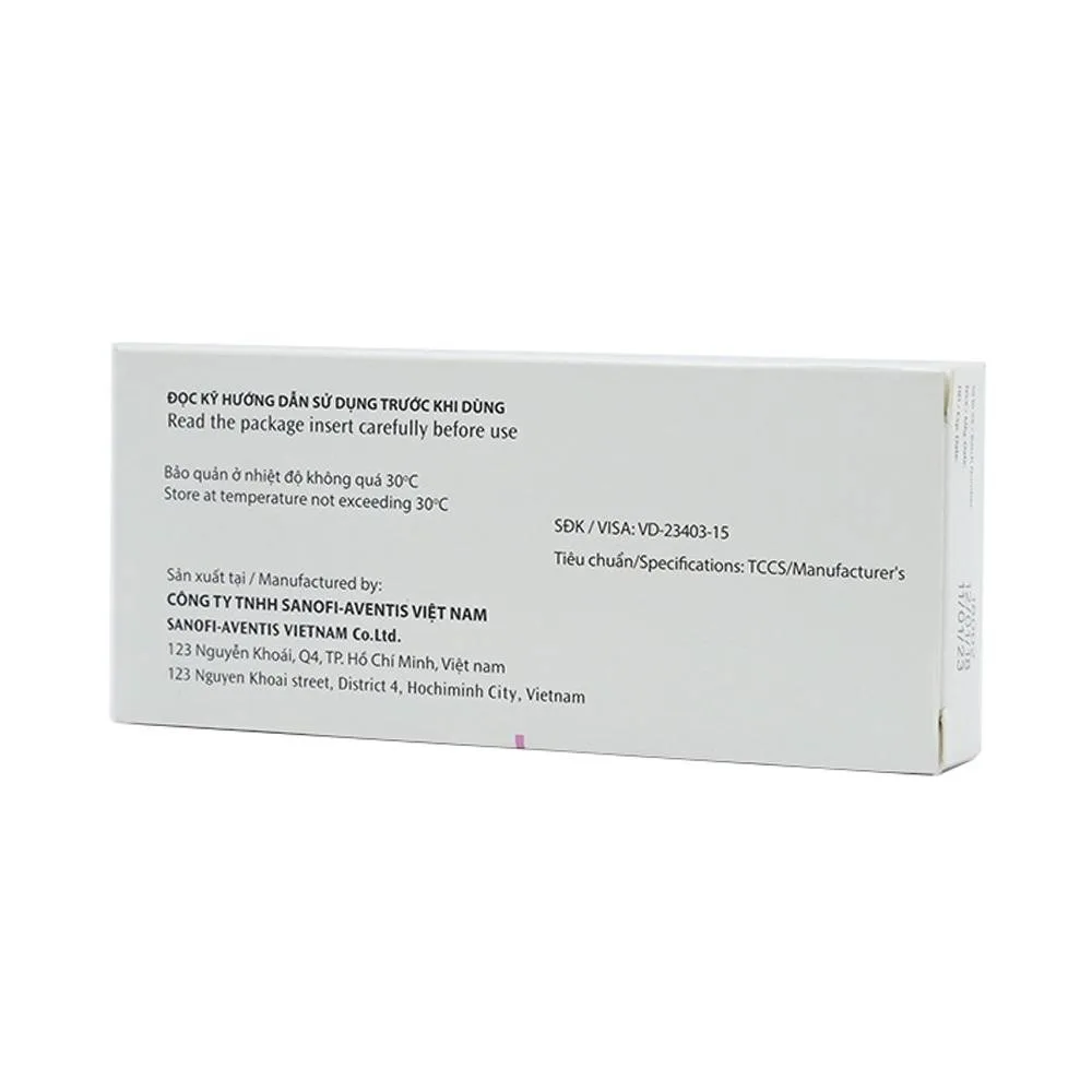 Hình ảnh Thuốc Theralene Sanofi hỗ trợ điều trị các triệu chứng viêm mũi dị ứng, mày đay (40 viên)