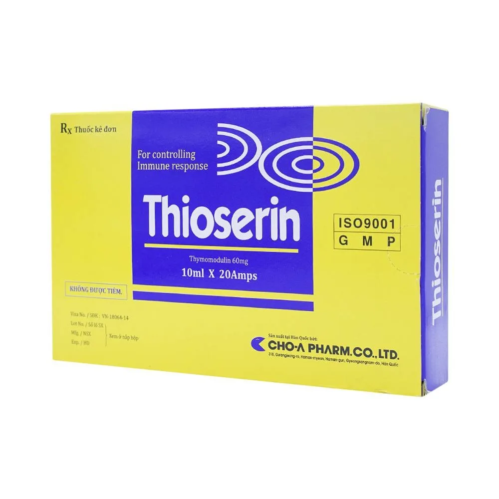 Hình ảnh Dung dịch Thioserin CHO-A điều trị viêm mũi dị ứng (20 ống x 10ml)