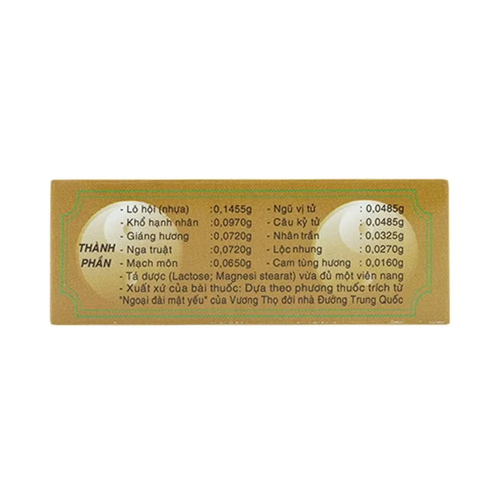 Hình ảnh Thuốc Thông Huyết Điều Kinh Hồng Phúc điều trị kinh nguyệt không đều, giảm mụn, nhuận táo (2 vỉ x 10 viên)