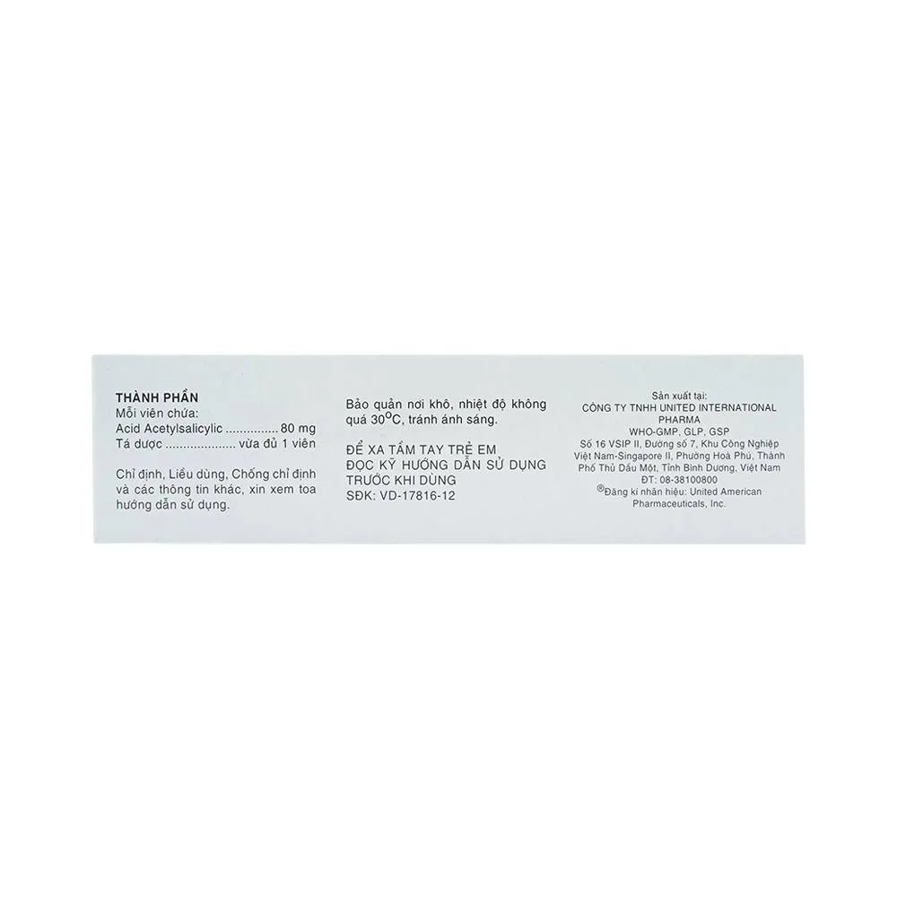 Hình ảnh Thuốc Aspilets EC 80mg phòng ngừa nhồi máu cơ tim, đột quỵ (10 vỉ x 10 viên)