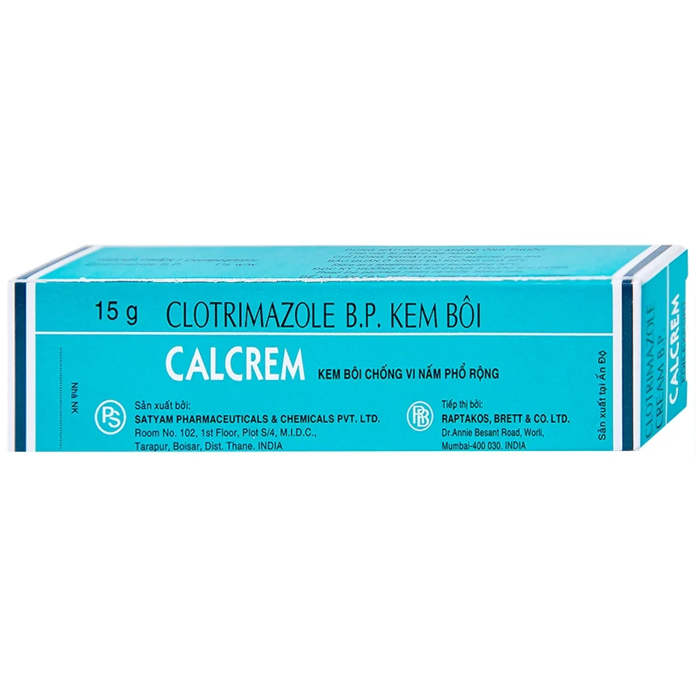 Hình ảnh Kem bôi Calcrem chống vi nấm phổ rộng (15g)