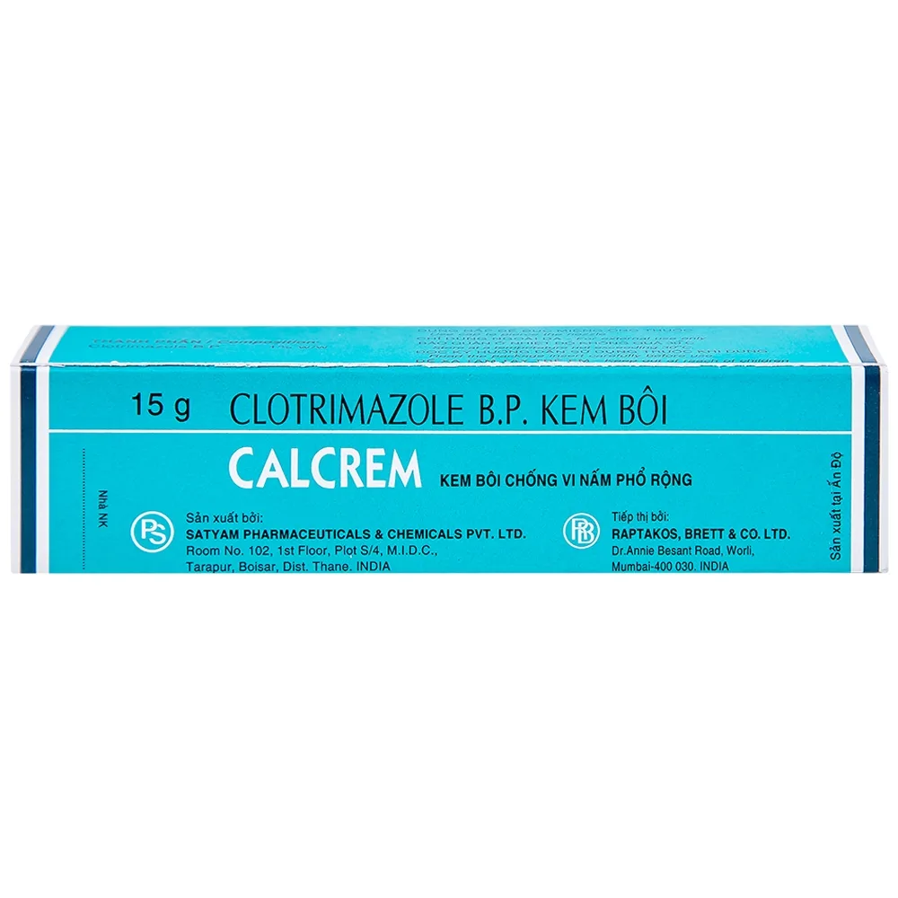 Hình ảnh Kem bôi Calcrem chống vi nấm phổ rộng (15g)