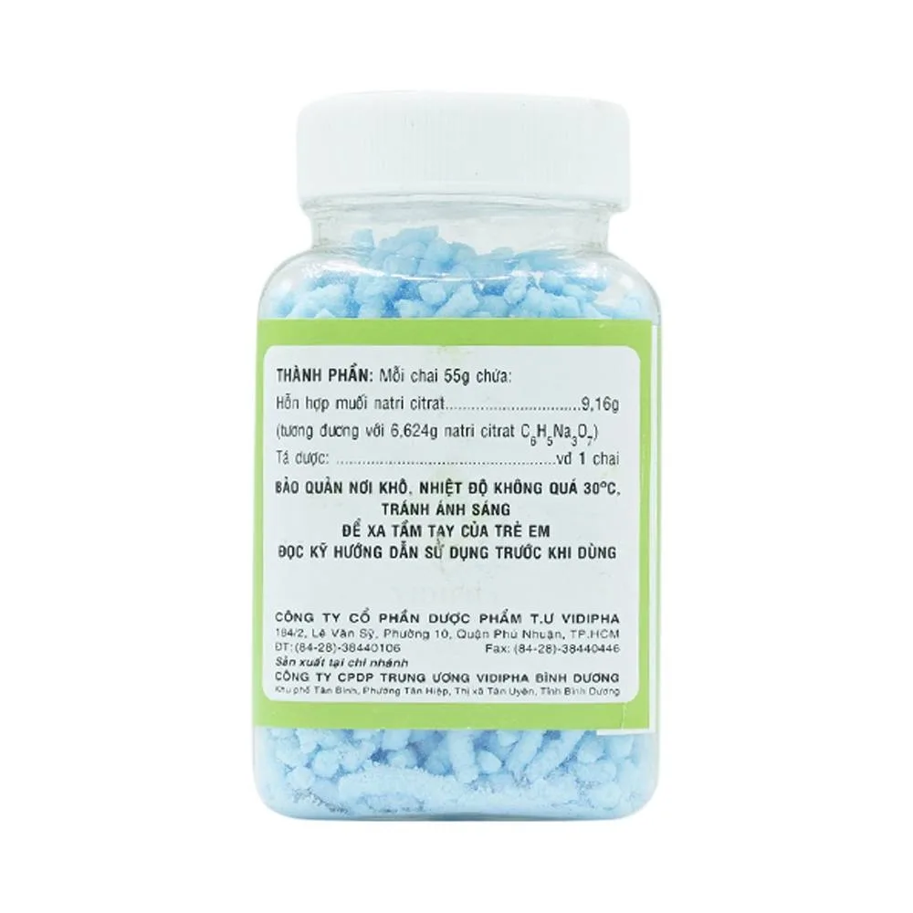 Hình ảnh Thuốc cốm Xitrina Vidipha dùng cho ăn không tiêu, đau dạ dày, ói mửa (55g)