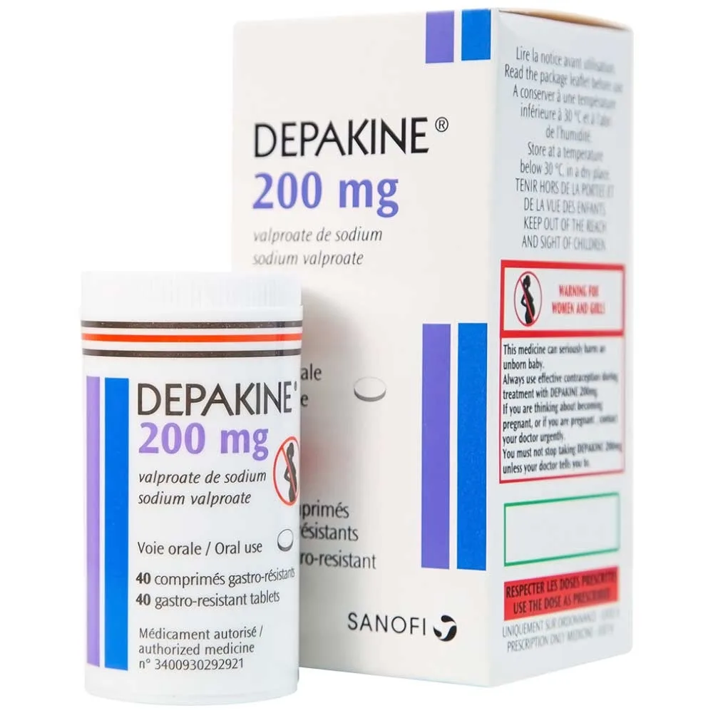 Hình ảnh Thuốc Depakine 200mg Sanofi điều trị động kinh (40 viên)