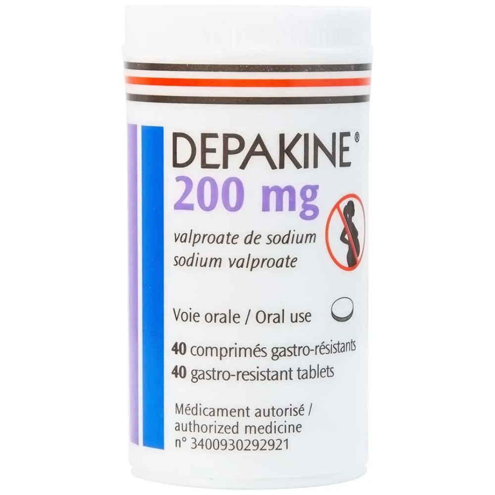 Hình ảnh Thuốc Depakine 200mg Sanofi điều trị động kinh (40 viên)