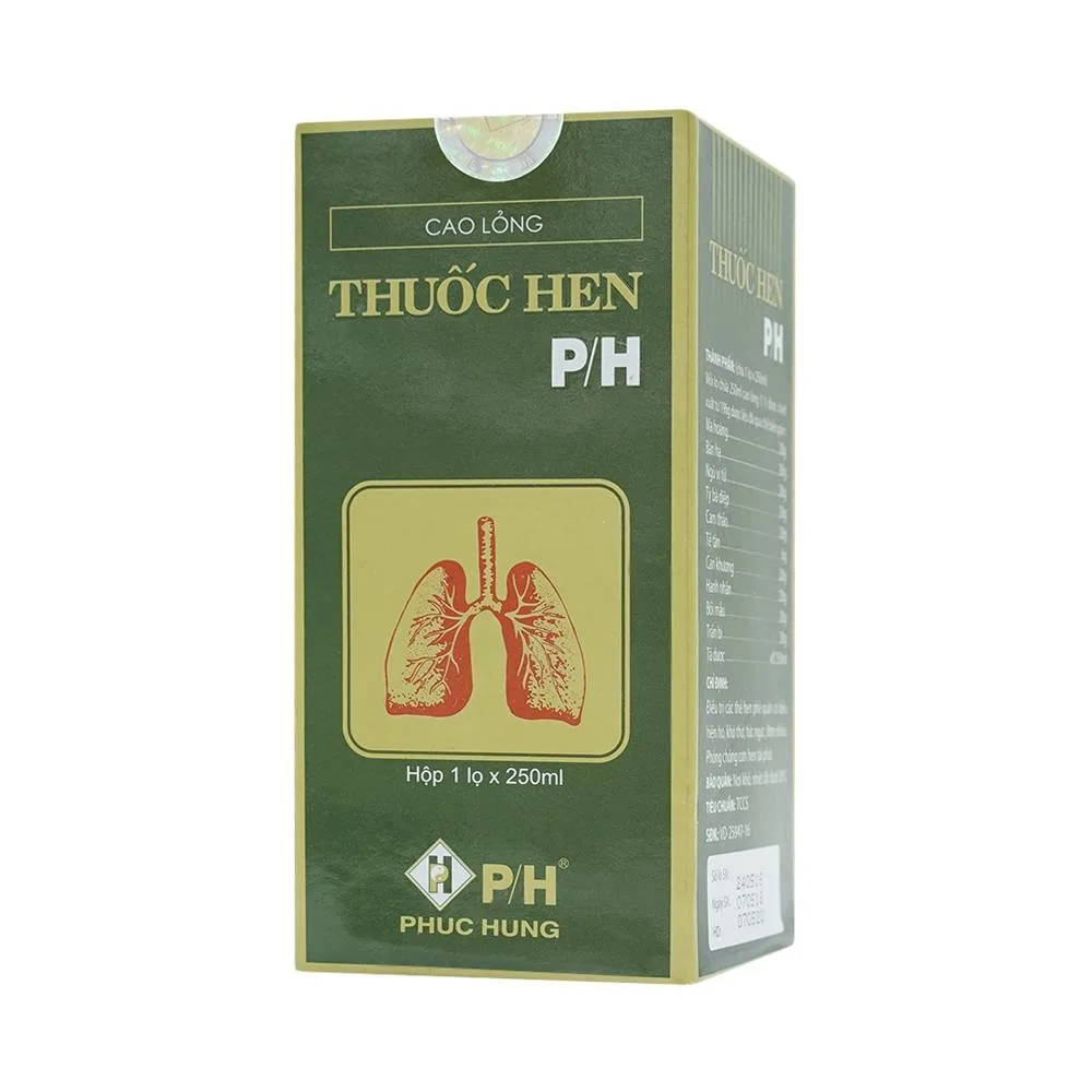 Hình ảnh Cao lỏng thuốc hen P/H điều trị các thể hen phế quản (250ml)