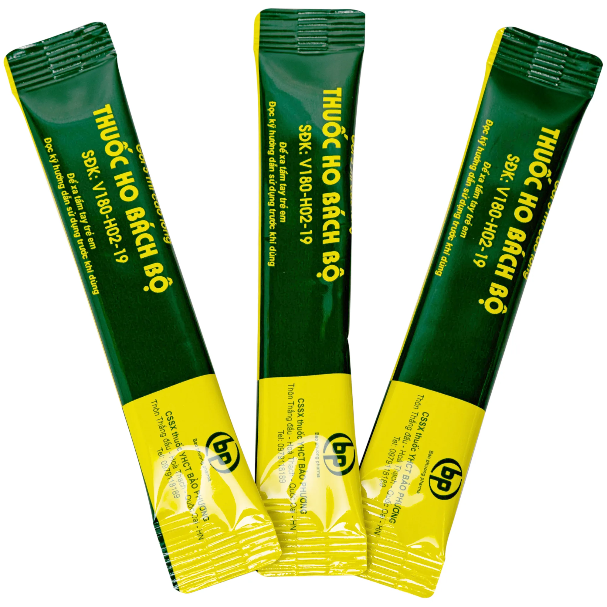 Hình ảnh Siro Thuốc ho Bách Hộ Điều trị ho dai dẳng lâu ngày, ho gà, viêm phế quản (20 gói x 5ml)