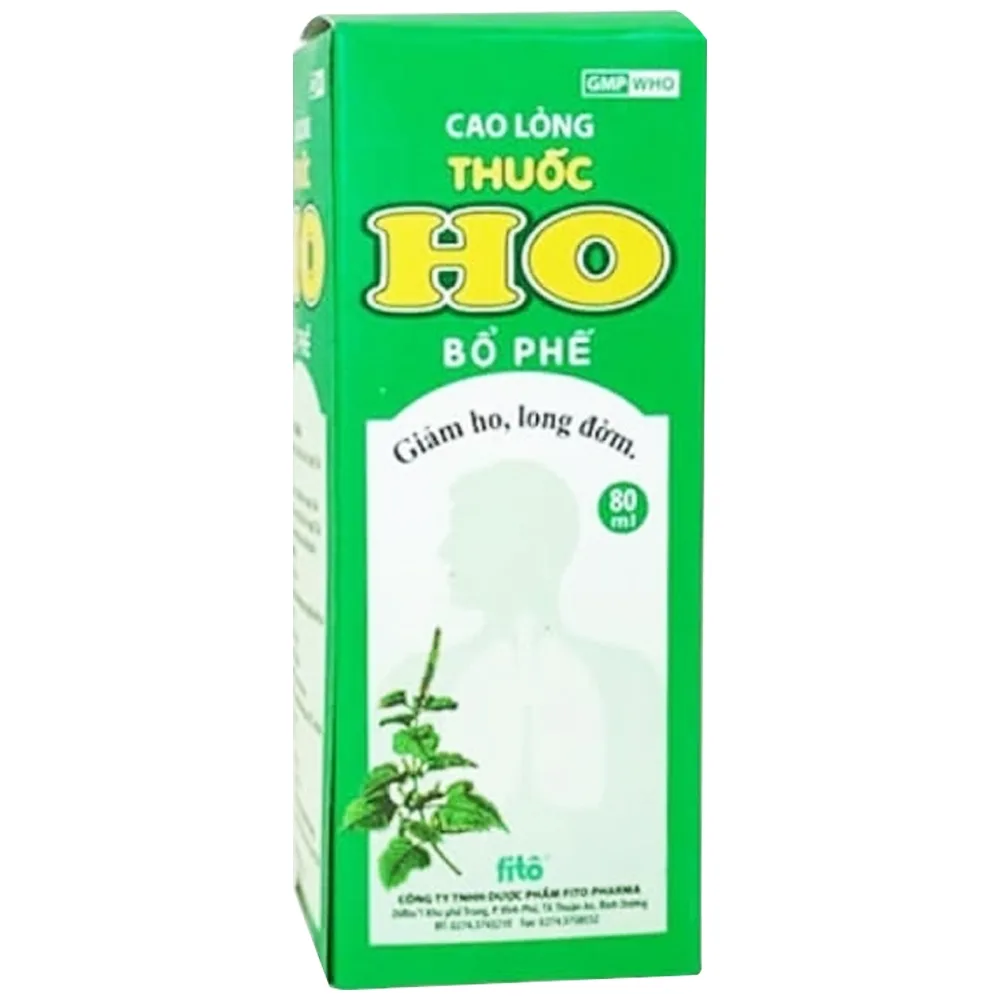Hình ảnh Cao lỏng Ho điều trị long đờm, giảm ho (80ml)