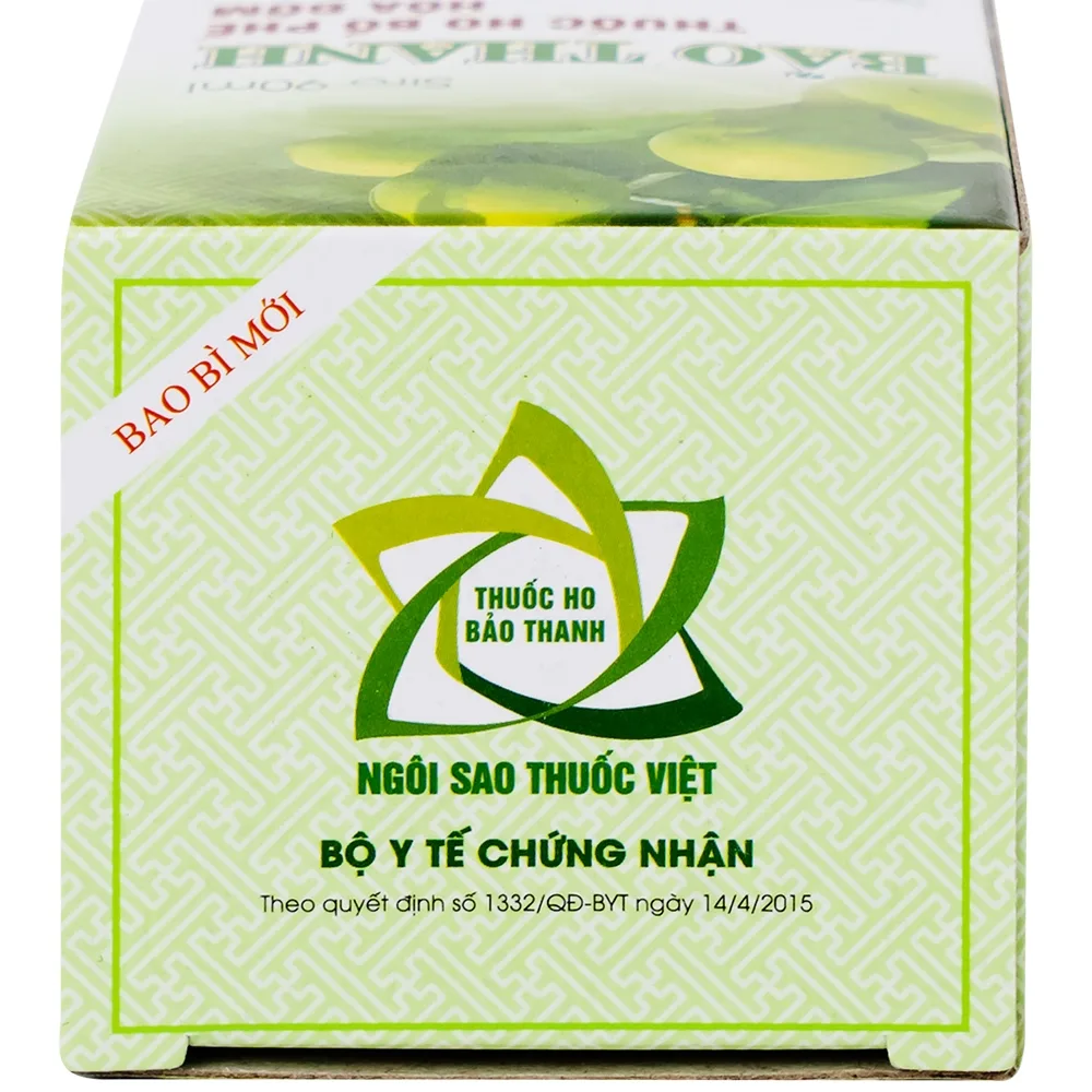 Hình ảnh Siro Bảo Thanh Hoa Linh điều trị ho, bổ phế, hóa đờm (90ml)