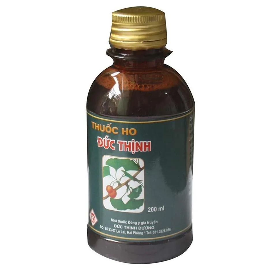 Hình ảnh Thuốc ho Đức Thịnh điều trị ho dai dẳng, ho nặng lâu năm (200ml)