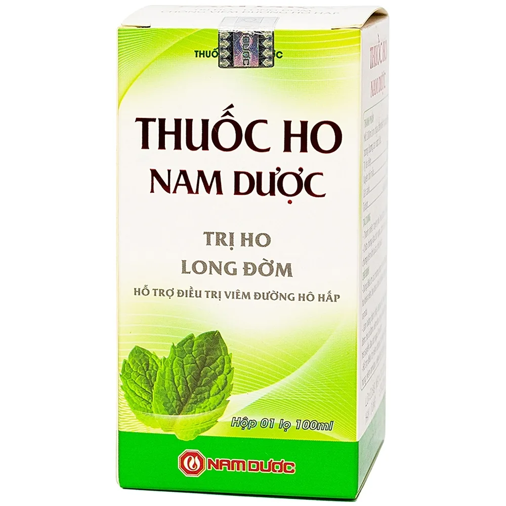 Hình ảnh Siro ho Nam Dược điều trị ho, long đờm (100ml)
