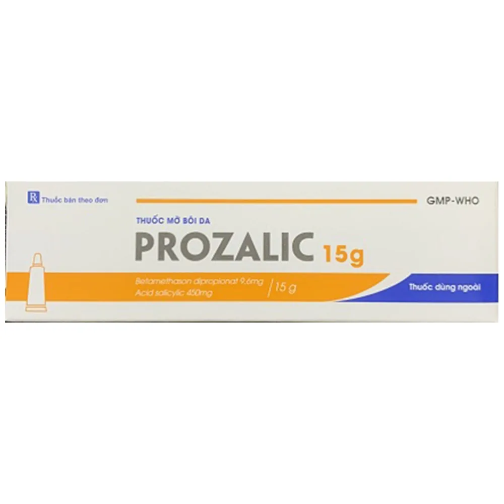 Hình ảnh Thuốc mỡ bôi da Prozalic điều trị lichen phẳng, viêm da dị ứng mạn tính (15g)