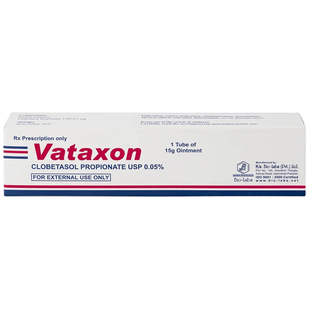 Hình ảnh Thuốc mỡ bôi da Vataxon 15g M/s Bio-Labs điều trị ngắn ngày các bệnh da