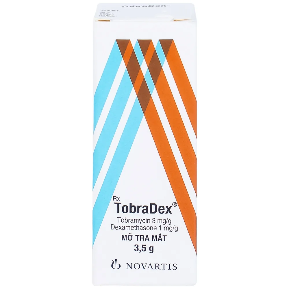 Hình ảnh Thuốc mỡ tra mắt TobraDex Alcon điều trị viêm và nhiễm khuẩn (3,5g)
