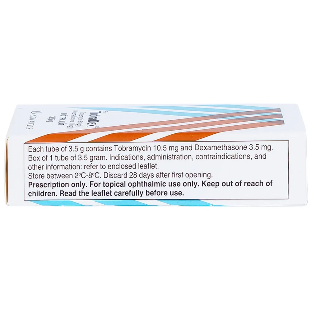 Hình ảnh Thuốc mỡ tra mắt TobraDex Alcon điều trị viêm và nhiễm khuẩn (3,5g)