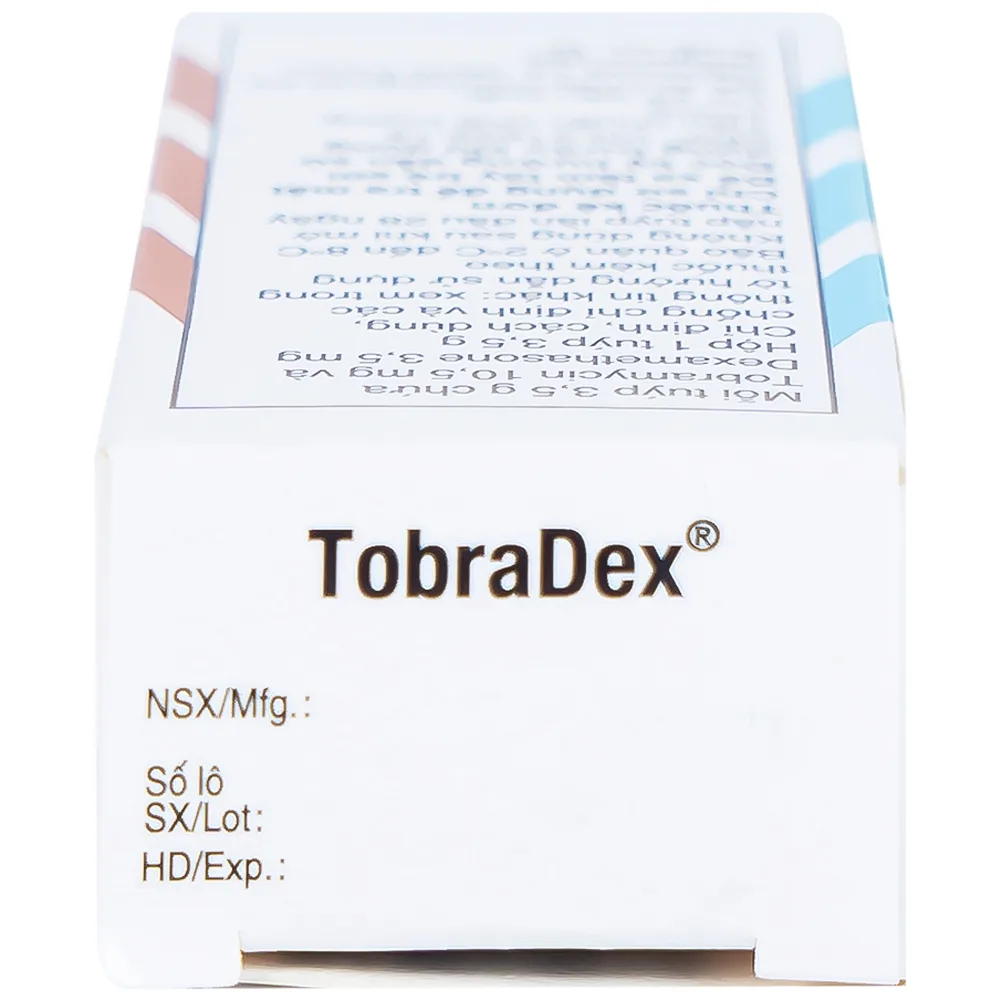 Hình ảnh Thuốc mỡ tra mắt TobraDex Alcon điều trị viêm và nhiễm khuẩn (3,5g)
