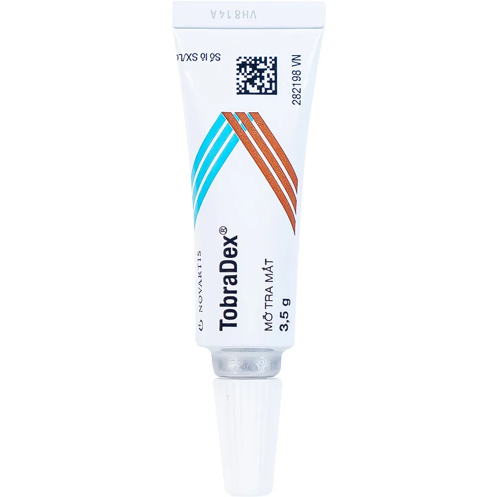 Hình ảnh Thuốc mỡ tra mắt TobraDex Alcon điều trị viêm và nhiễm khuẩn (3,5g)