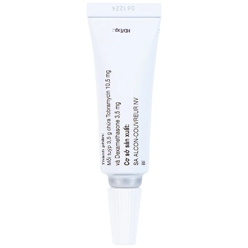 Hình ảnh Thuốc mỡ tra mắt TobraDex Alcon điều trị viêm và nhiễm khuẩn (3,5g)