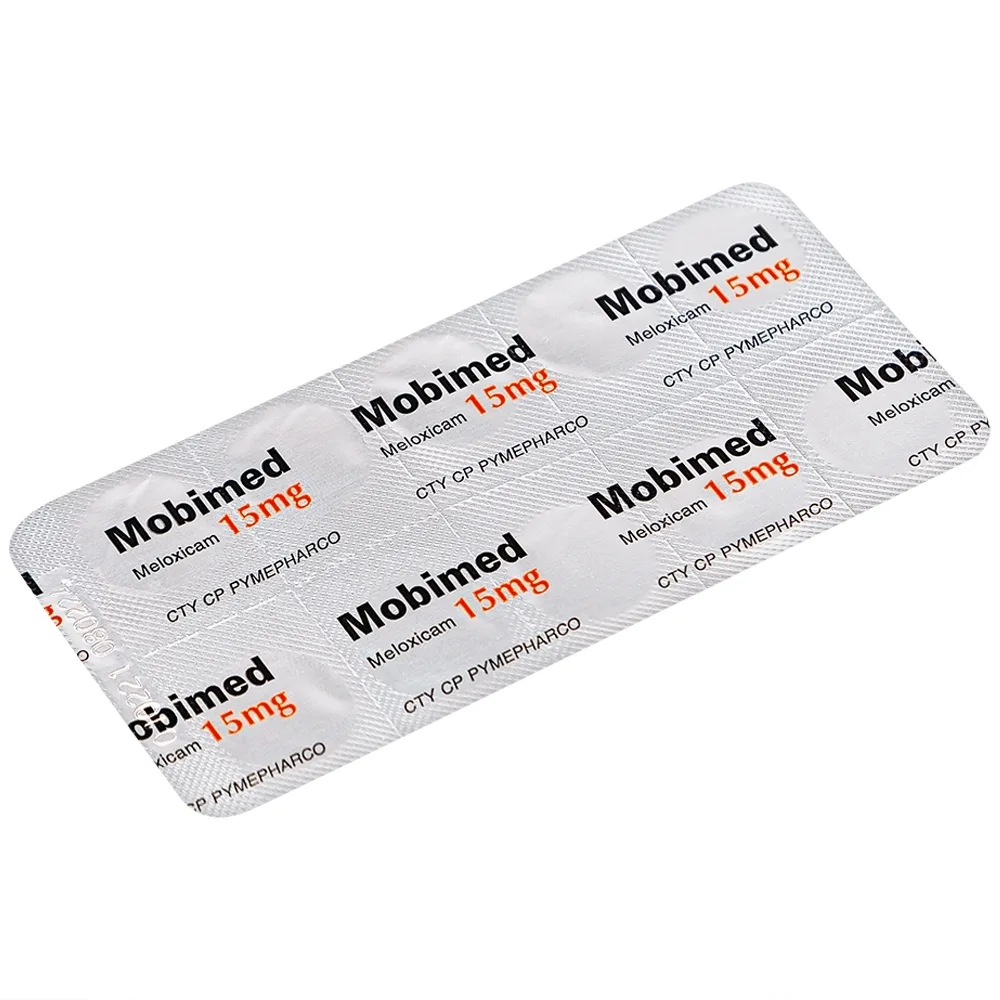 Hình ảnh Thuốc Mobimed 15mg Pymepharco điều trị viêm khớp dạng thấp, viêm cột sống (2 vỉ x 10 viên)